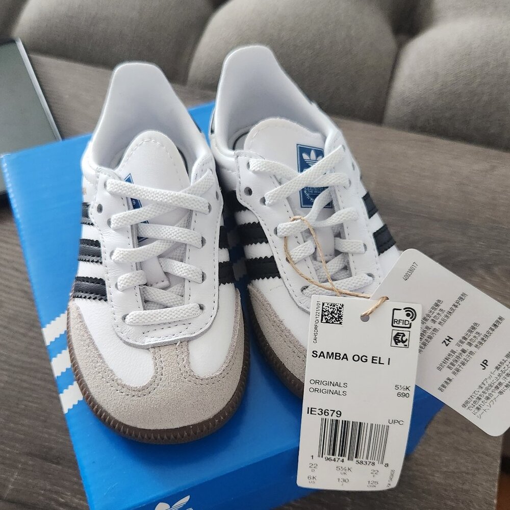 ADIDAS samba OG EI 1, 6.5K BRAND NEW WITH TAGS AND BOX